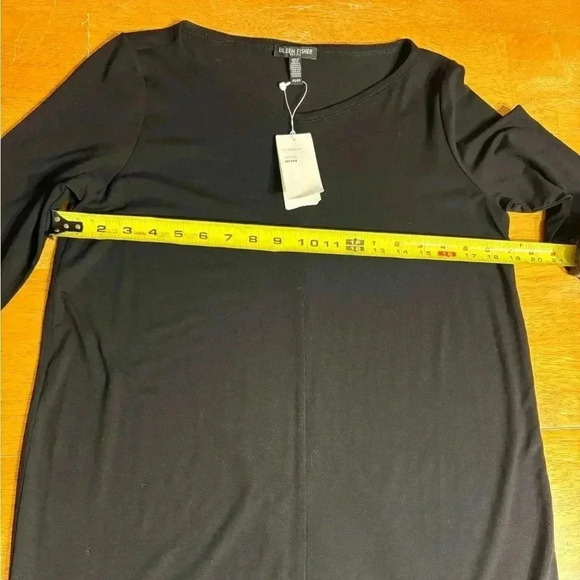 NWT Eileen Fisher Petite Viscose Jersey Dress Petite Small - Picture 4 of 9